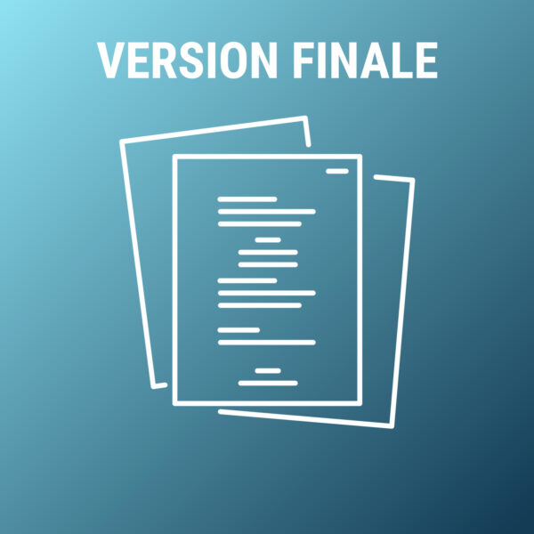 Pochette de Version Finale (VF)
